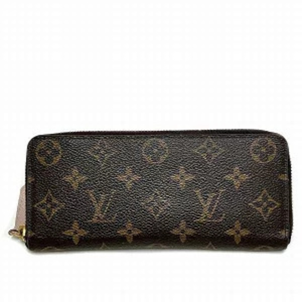 Louis Vuitton Monogram Portefeuille Clemence Round Zipper Long Wallet